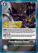 Pride Memory Boost! [BT7-105] (Judge Pack 3) [Next Adventure Promos] - Destination Retro