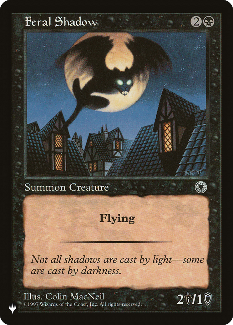 Feral Shadow [The List] - Destination Retro