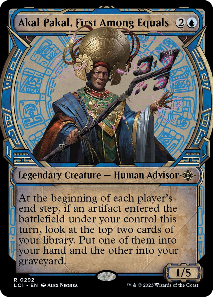 Akal Pakal, First Among Equals (Showcase) [The Lost Caverns of Ixalan] - Destination Retro