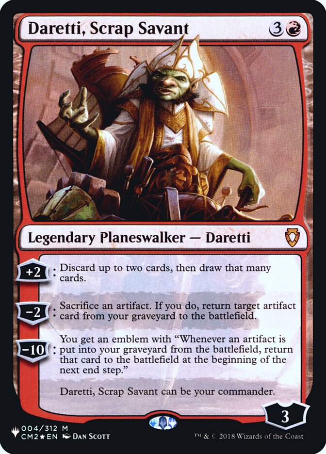 Daretti, Scrap Savant [Secret Lair: Heads I Win, Tails You Lose] - Destination Retro