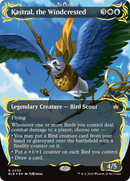 Kastral, the Windcrested (Borderless) (Raised Foil) [Bloomburrow] - Destination Retro