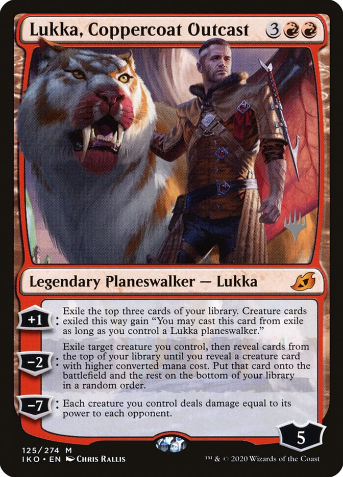 Lukka, Coppercoat Outcast (Promo Pack) [Ikoria: Lair of Behemoths Promos] - Destination Retro