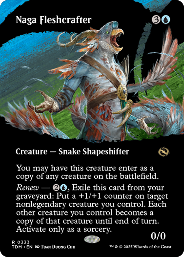 Naga Fleshcrafter (Borderless) [Tarkir: Dragonstorm] - Destination Retro
