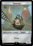 Radiation // Thopter Double-Sided Token [Fallout Tokens] - Destination Retro