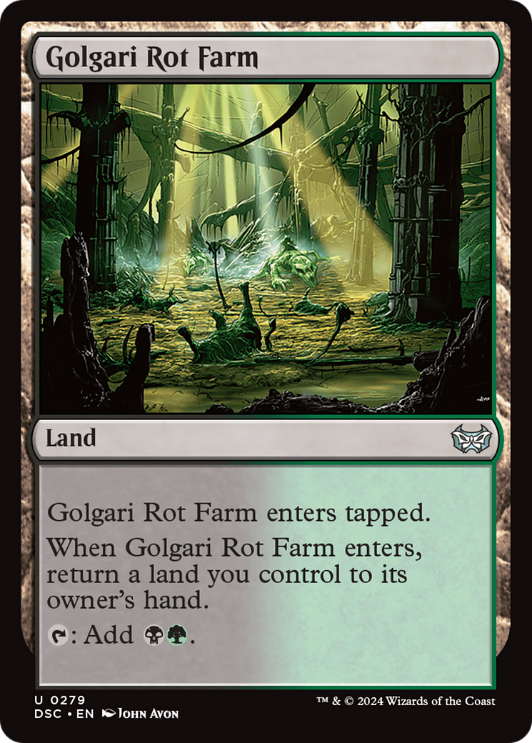 Golgari Rot Farm [Duskmourn: House of Horror Commander] - Destination Retro