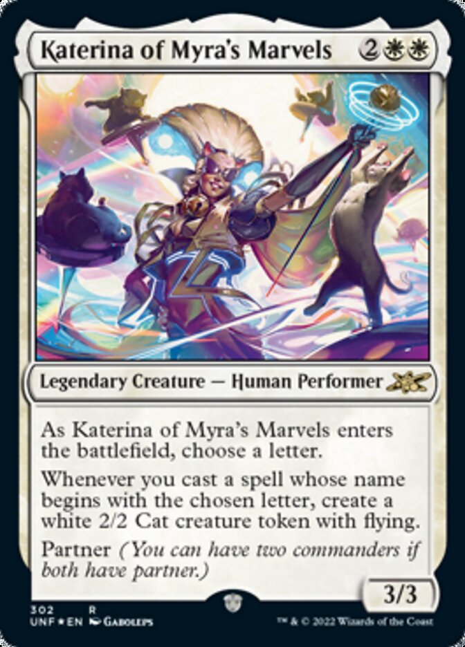 Katerina of Myra's Marvels (Galaxy Foil) [Unfinity] - Destination Retro
