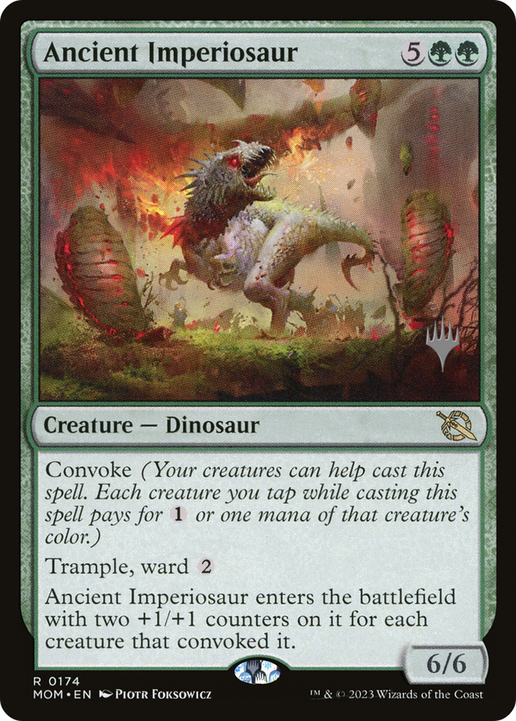 Ancient Imperiosaur (Promo Pack) [March of the Machine Promos] - Destination Retro
