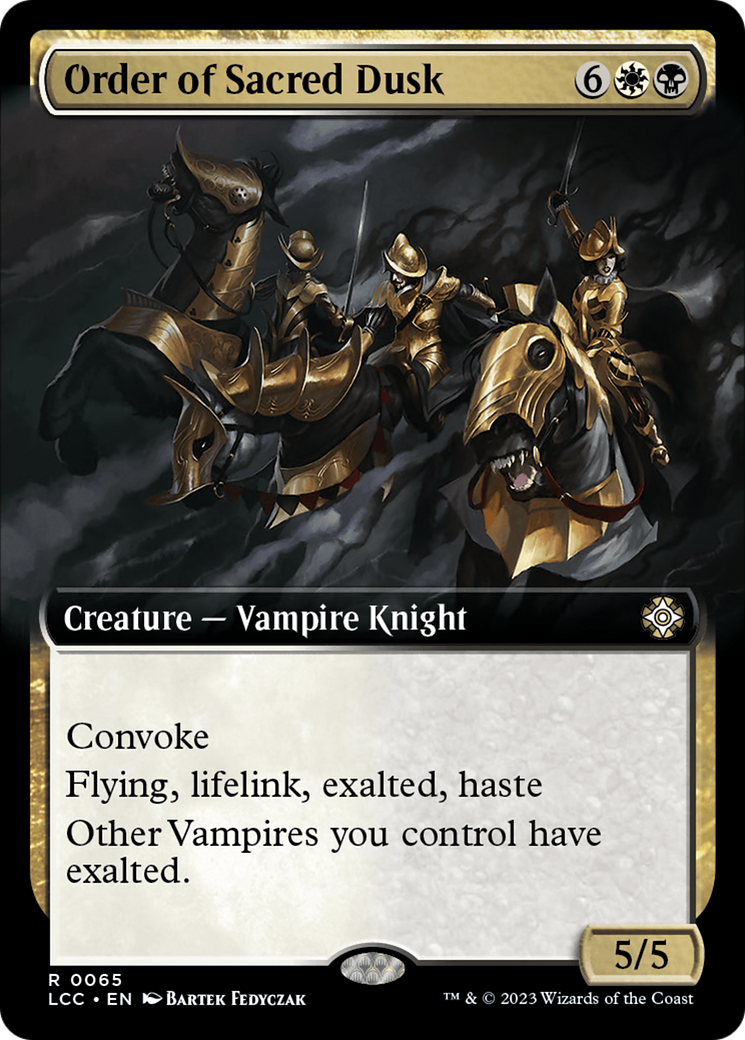 Order of Sacred Dusk (Extended Art) [The Lost Caverns of Ixalan Commander] - Destination Retro