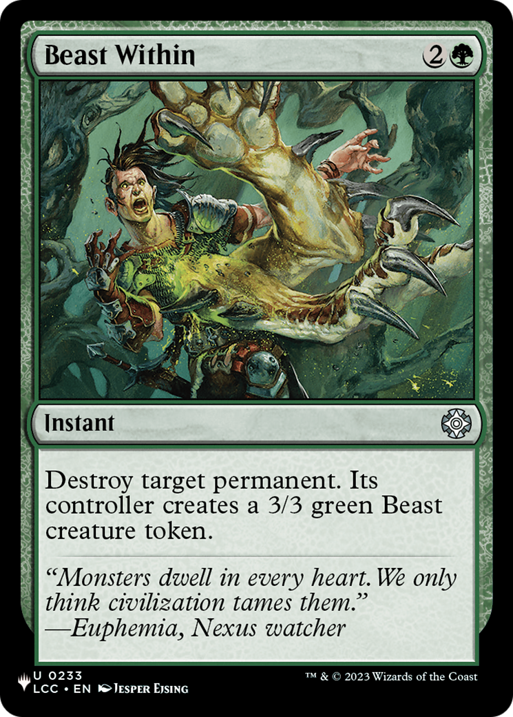 Beast Within (LCC) [The List] - Destination Retro
