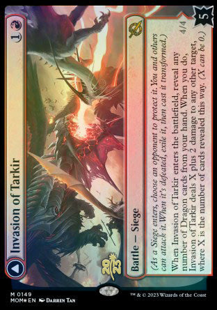 Invasion of Tarkir // Defiant Thundermaw [March of the Machine Prerelease Promos] - Destination Retro