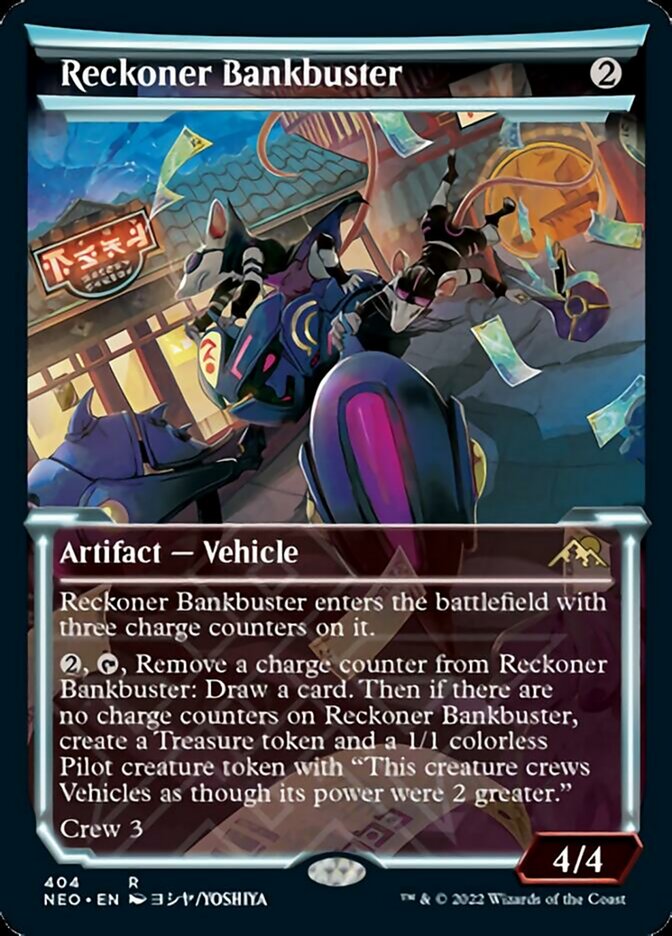 Reckoner Bankbuster (Showcase Soft Glow) [Kamigawa: Neon Dynasty] - Destination Retro