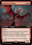 Caldera Pyremaw (Extended Art) [Tarkir: Dragonstorm Commander] - Destination Retro