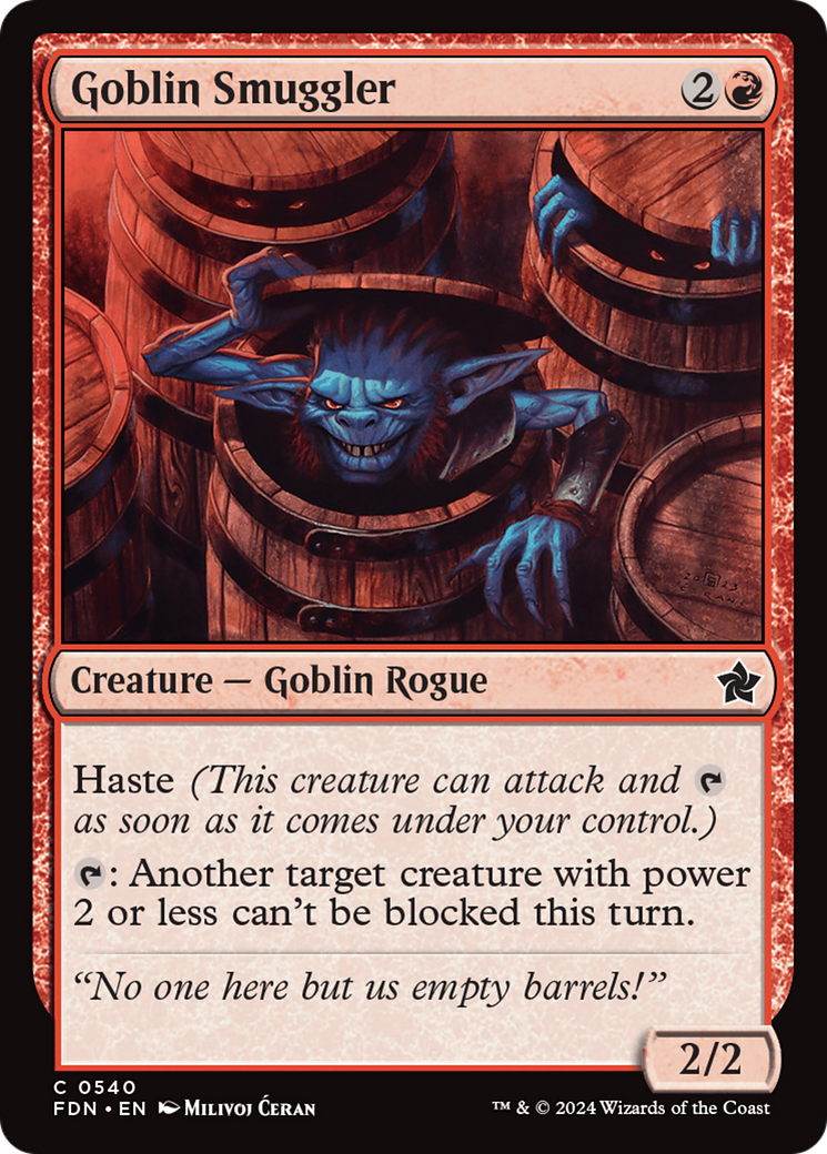 Goblin Smuggler [Foundations] - Destination Retro