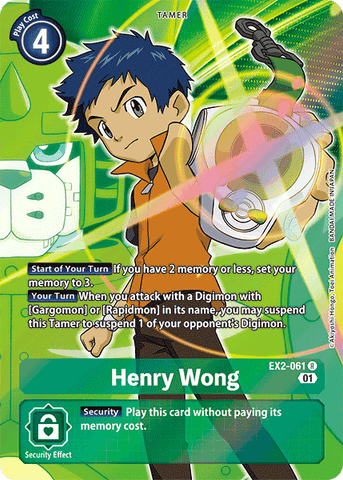 Henry Wong [EX2-061] (Alternate Art) [Digital Hazard] - Destination Retro