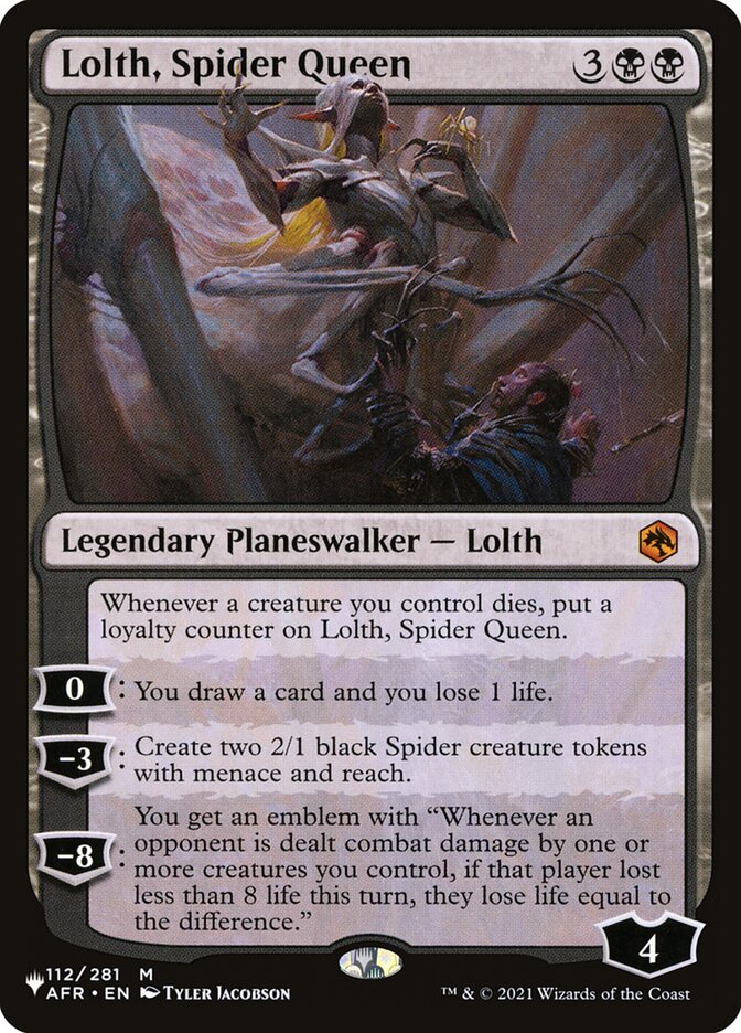 Lolth, Spider Queen [The List] - Destination Retro