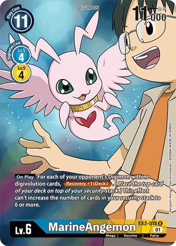 MarineAngemon [EX2-018] (Alternate Art) [Digital Hazard] - Destination Retro