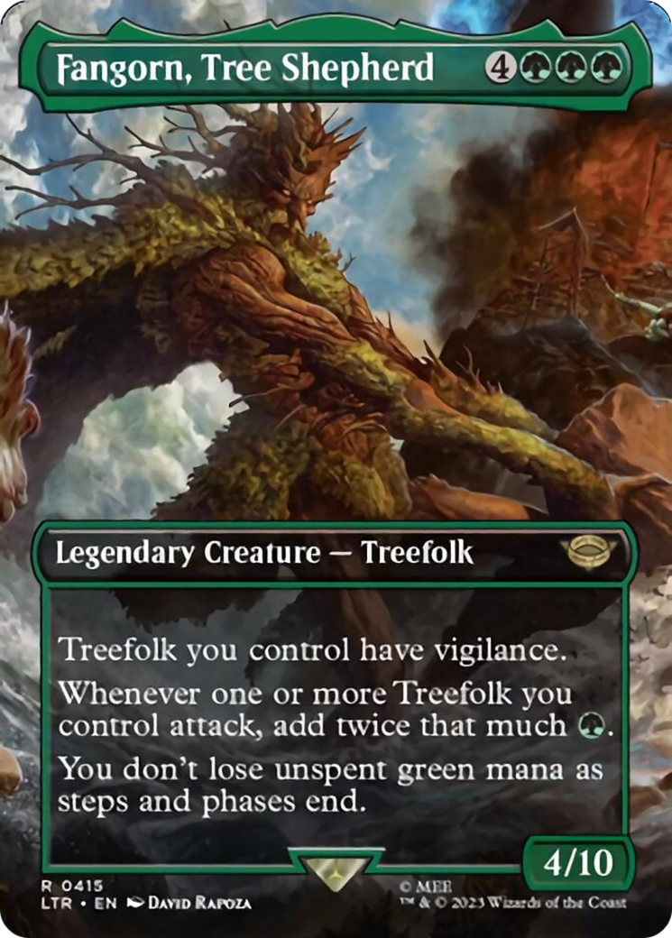 Fangorn, Tree Shepherd (Borderless Alternate Art) [The Lord of the Rings: Tales of Middle-Earth] - Destination Retro