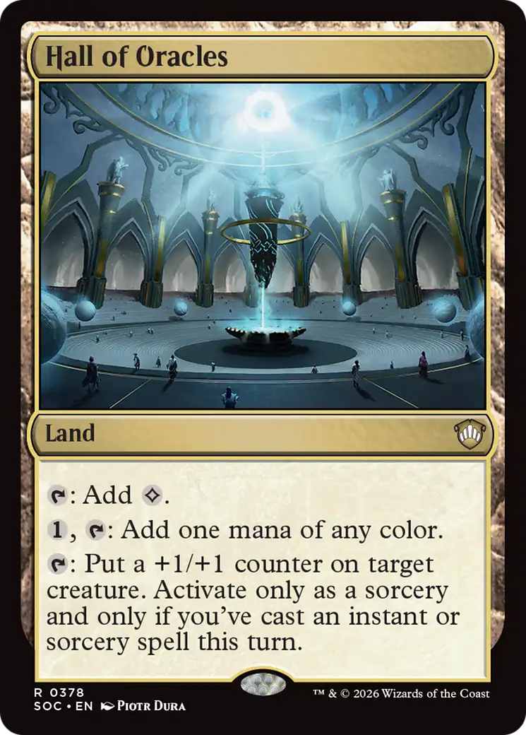 Hall of Oracles [Secrets of Strixhaven Commander] - Destination Retro