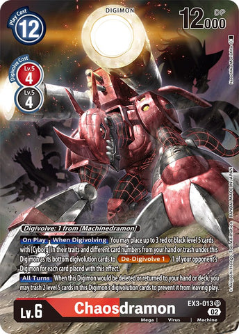 Chaosdramon [EX3-013] (Alternate Art) [Draconic Roar] - Destination Retro