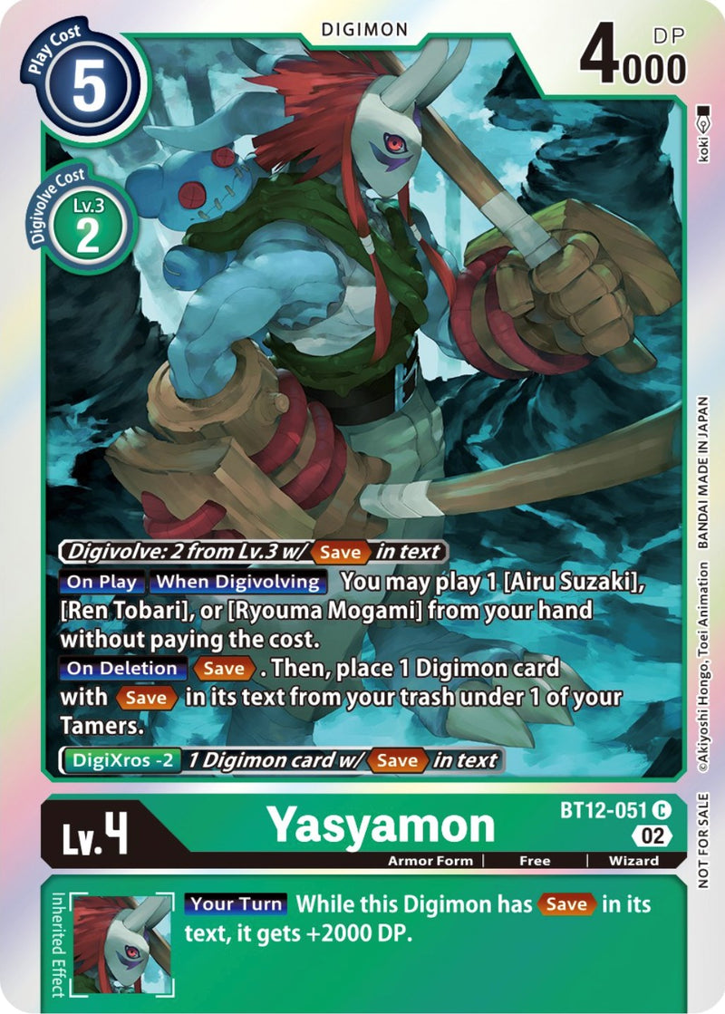 Yasyamon [BT12-051] (Box Topper) [Across Time] - Destination Retro