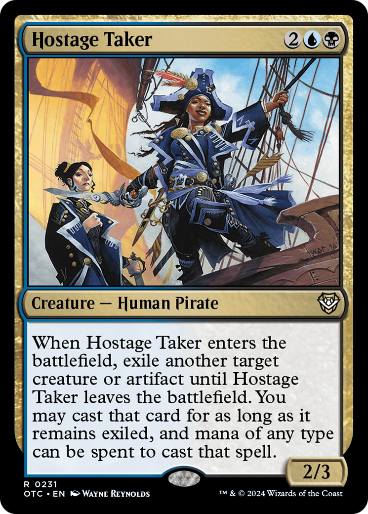 Hostage Taker [Outlaws of Thunder Junction Commander] - Destination Retro