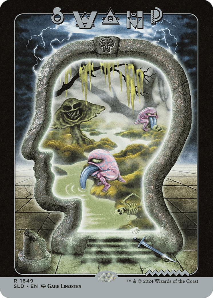 Swamp (1649) (Rainbow Foil) [Secret Lair Drop Series] - Destination Retro