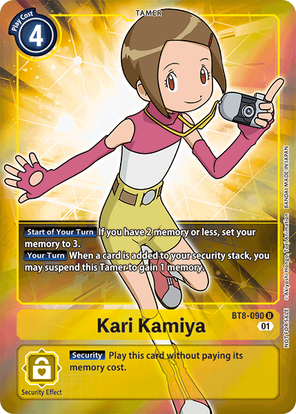 Kari Kamiya [BT8-090] (Alternative Art - Box Topper) [New Awakening] - Destination Retro