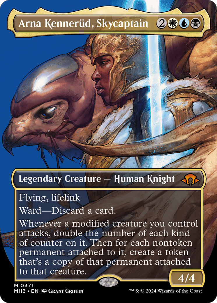 Arna Kennerud, Skycaptain (Borderless) [Modern Horizons 3] - Destination Retro