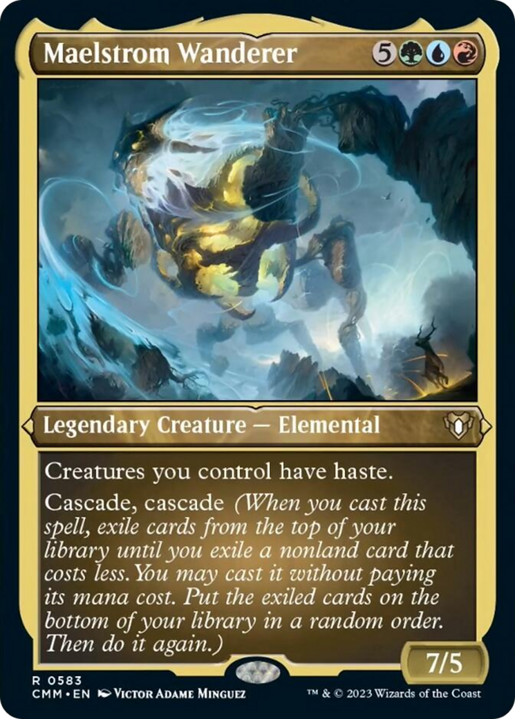 Maelstrom Wanderer (Foil Etched) [Commander Masters] - Destination Retro