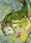 Tender Wildguide Art Card (Gold-Stamped Signature) [Bloomburrow Art Series] - Destination Retro