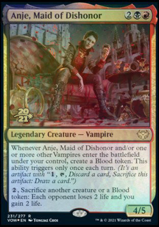 Anje, Maid of Dishonor [Innistrad: Crimson Vow Prerelease Promos] - Destination Retro