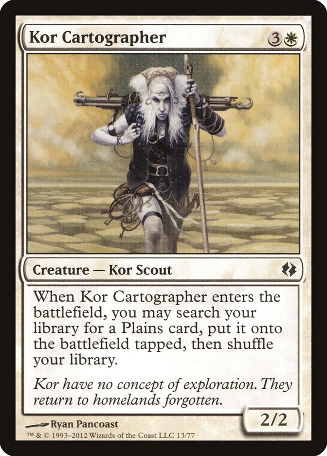 Kor Cartographer [Duel Decks: Venser vs. Koth] - Destination Retro