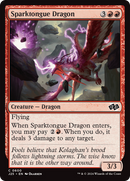 Sparktongue Dragon [Foundations Jumpstart] - Destination Retro