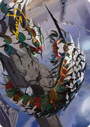 Atraxa's Skitterfang Art Card (Gold-Stamped Signature) [Phyrexia: All Will Be One Art Series] - Destination Retro