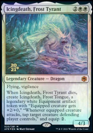 Icingdeath, Frost Tyrant [Dungeons & Dragons: Adventures in the Forgotten Realms Prerelease Promos] - Destination Retro