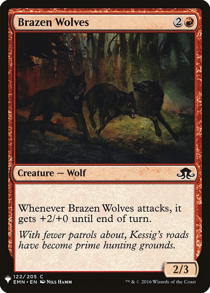 Brazen Wolves [Mystery Booster] - Destination Retro