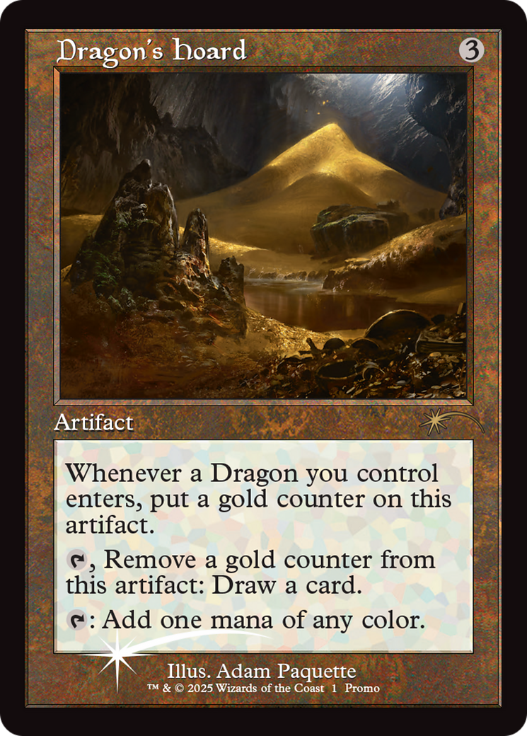 Dragon's Hoard (Retro Frame) [Wizards Play Network 2025] - Destination Retro