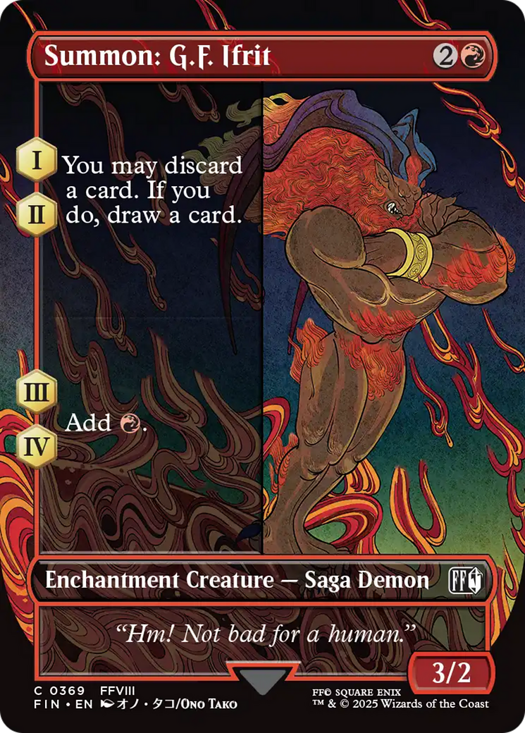 Summon: G.F. Ifrit (Borderless) [FINAL FANTASY] - Destination Retro