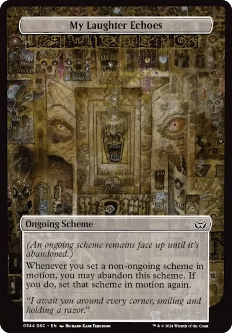 My Laughter Echoes (Full Art) [Duskmourn: Archenemy] - Destination Retro