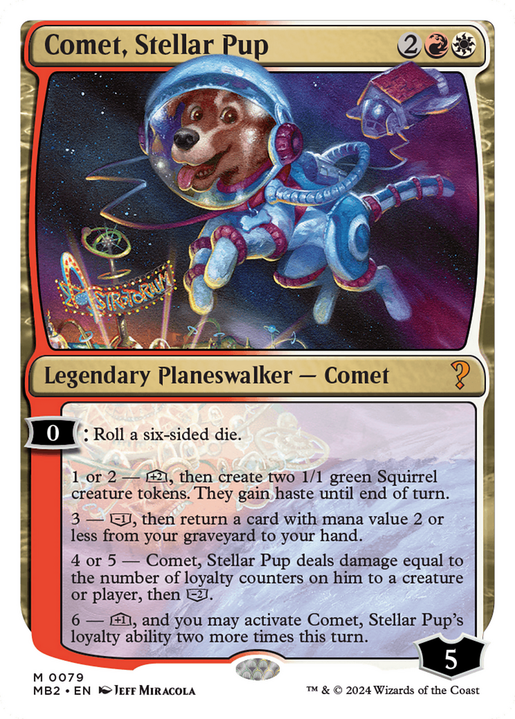 Comet, Stellar Pup [Mystery Booster 2] - Destination Retro