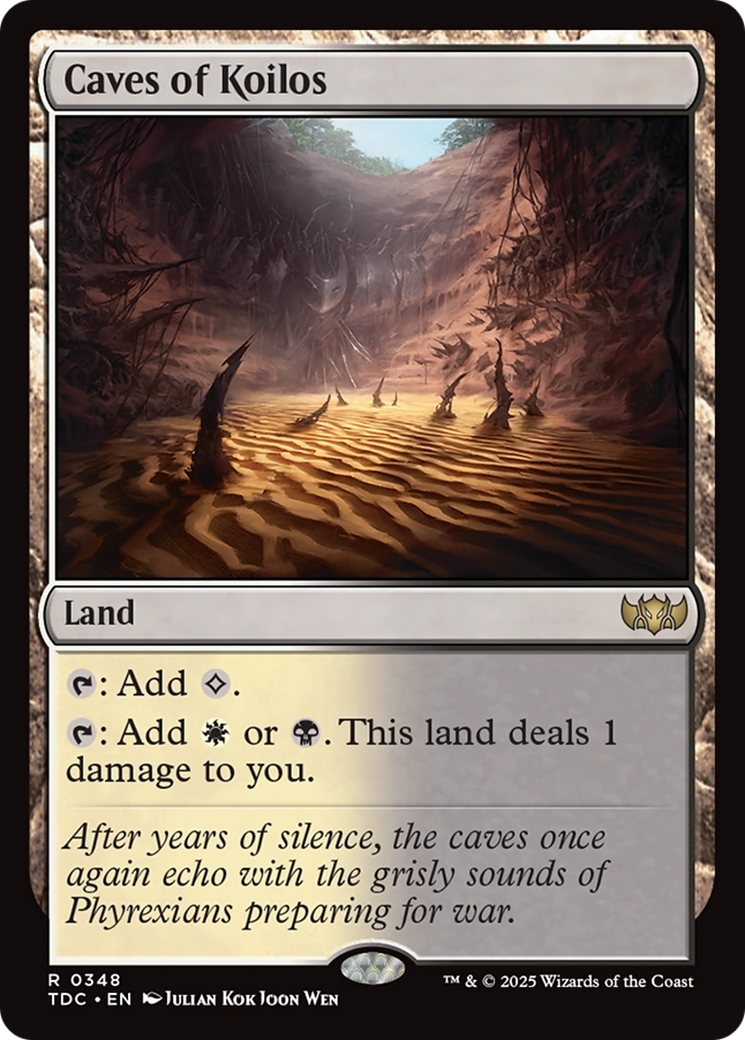 Caves of Koilos [Tarkir: Dragonstorm Commander] - Destination Retro
