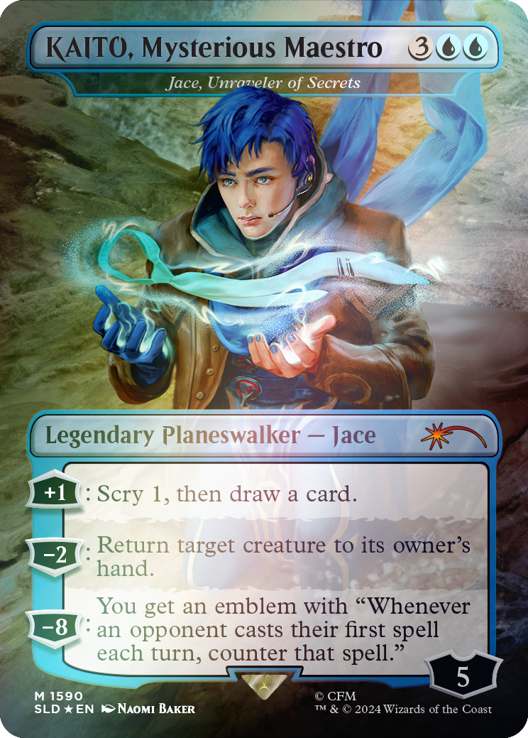 KAITO, Mysterious Maestro - Jace, Unraveler of Secrets (Rainbow Foil) [Secret Lair Drop Series] - Destination Retro
