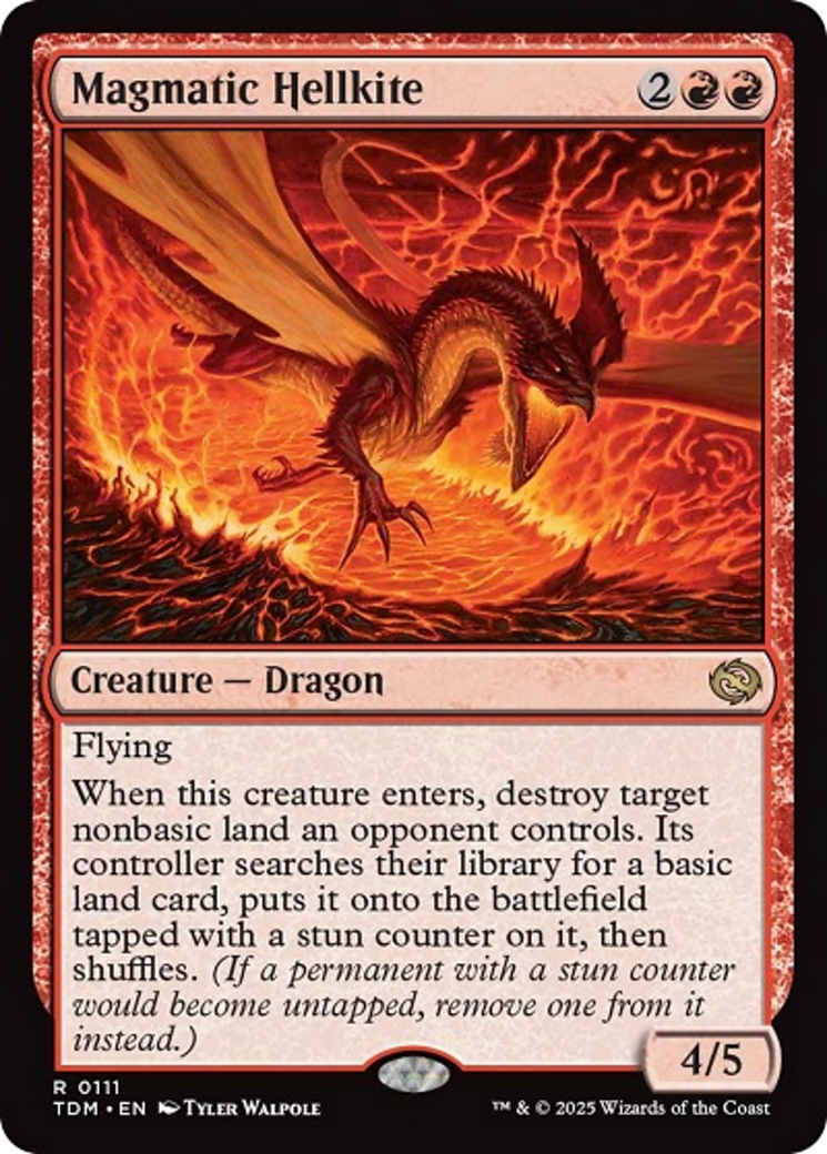 Magmatic Hellkite [Tarkir: Dragonstorm] - Destination Retro