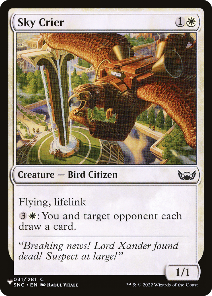 Sky Crier [The List] - Destination Retro