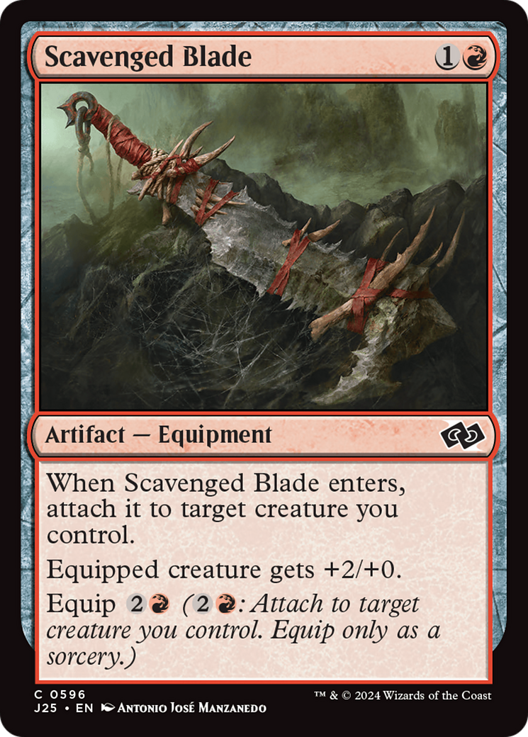 Scavenged Blade [Foundations Jumpstart] - Destination Retro