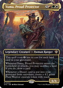 Yuma, Proud Protector (Borderless) [Outlaws of Thunder Junction Commander] - Destination Retro