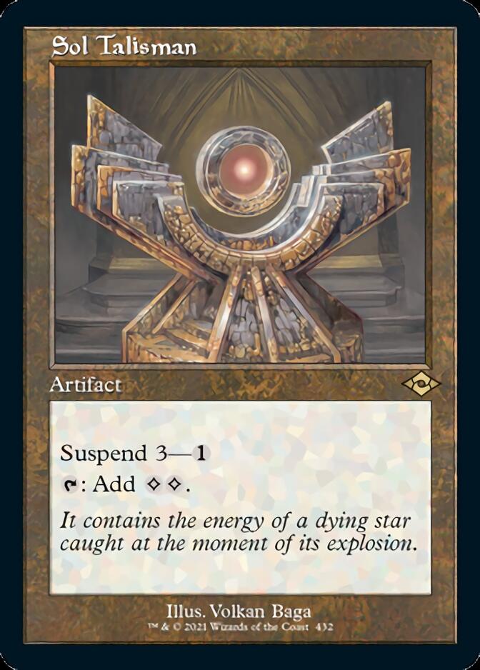 Sol Talisman (Retro Foil Etched) [Modern Horizons 2] - Destination Retro