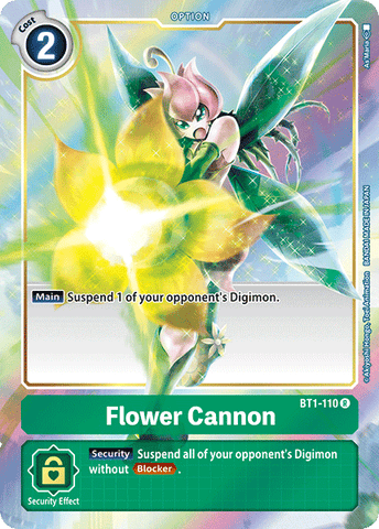 Flower Cannon [BT1-110] (Alternate Art) [Release Special Booster Ver.1.0] - Destination Retro