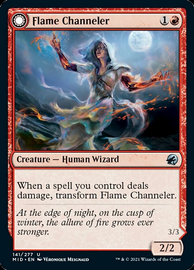 Flame Channeler // Embodiment of Flame [Innistrad: Midnight Hunt] - Destination Retro