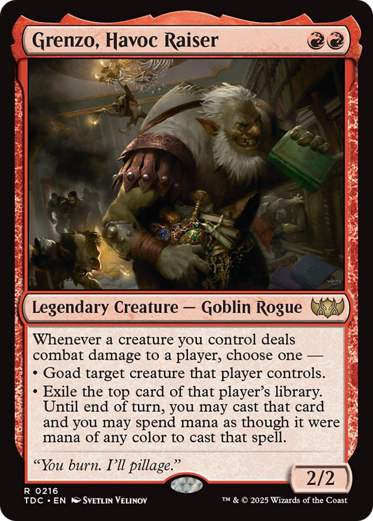 Grenzo, Havoc Raiser [Tarkir: Dragonstorm Commander] - Destination Retro